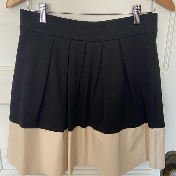PJK A-Line Skirt with Leather Trim - Picture 2 of 3